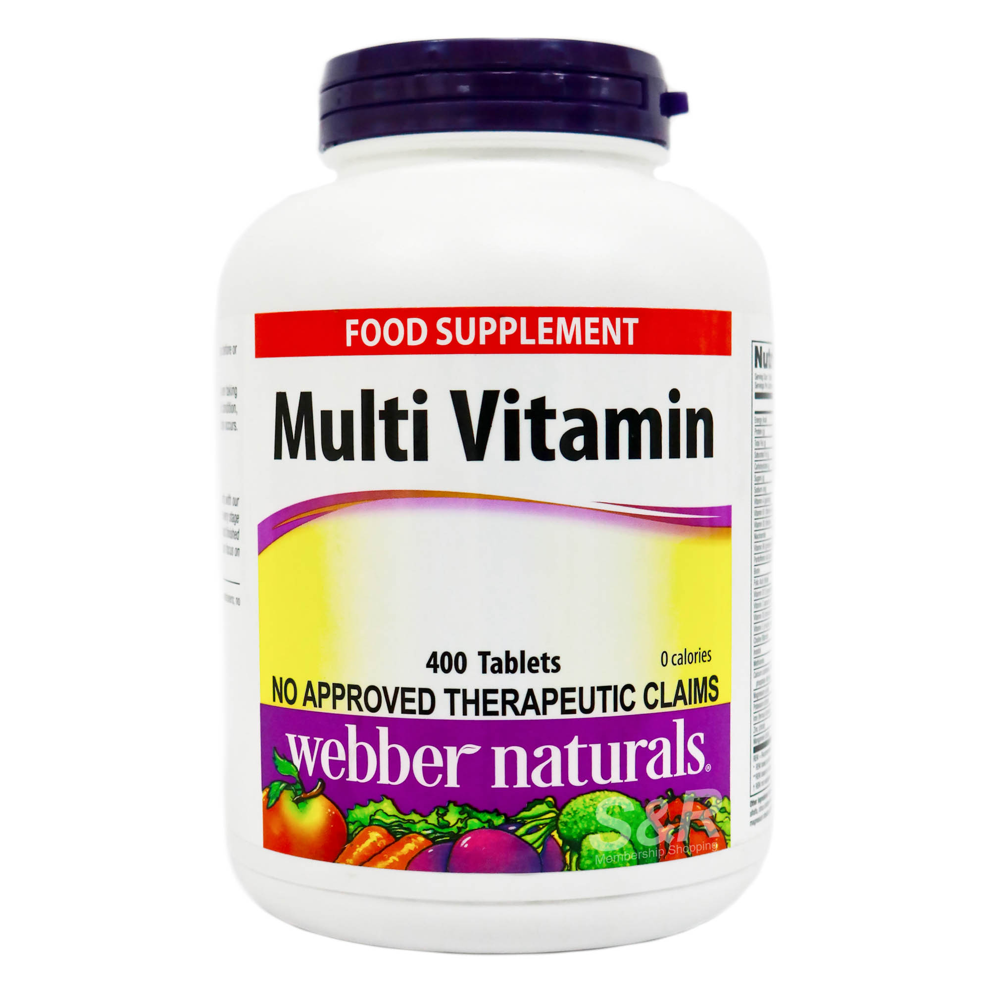 Webber Naturals Multi Vitamins 400 tablets Webber Naturals Multi Vitamins 400 tablets